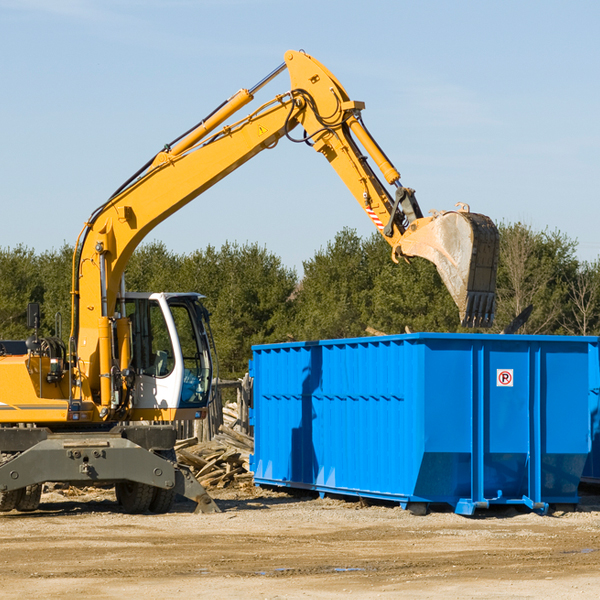 what size residential dumpster rentals are available in Hull WI